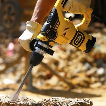 Stanley Fatmax FME1250K-QS 1250W Corded Hammer Drill - 35 Joules of Power for Effortless Drilling!